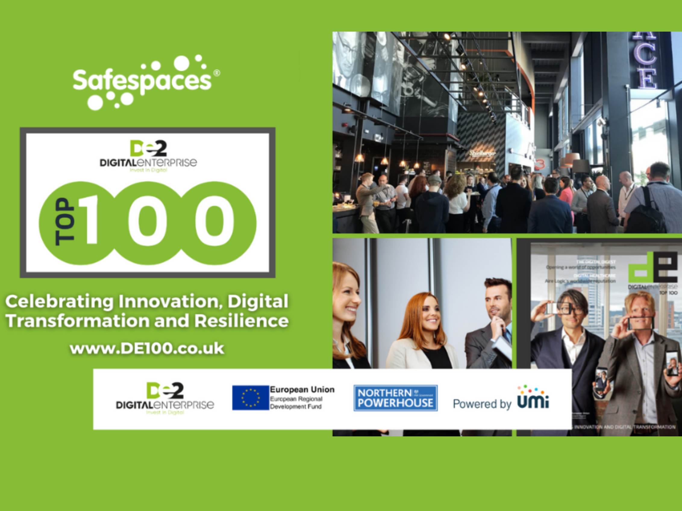 Safespaces Announced as One of Leeds City Region’s Top 100 Digital Tech Adopters