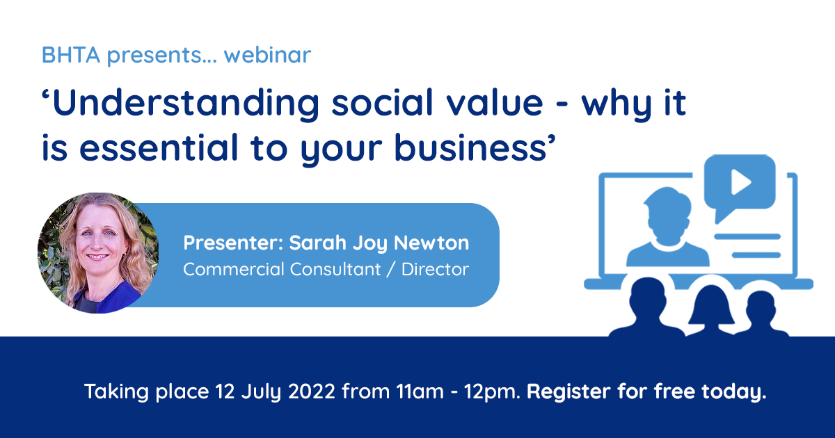 Member-exclusive webinar on 12 July to provide invaluable insights into social value and tenders