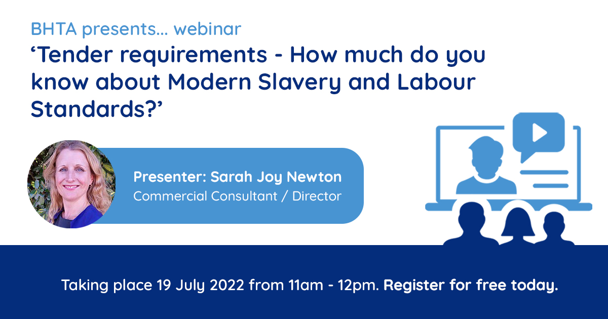 July webinar to examine the role Modern Slavery and Labour Standards requirements play in public sector procurement