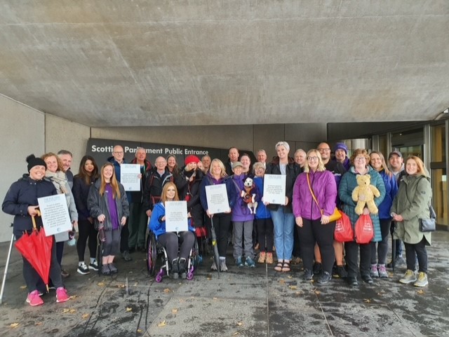Scottish Stoma Forum stoma awareness day in Holyrood 4 October image
