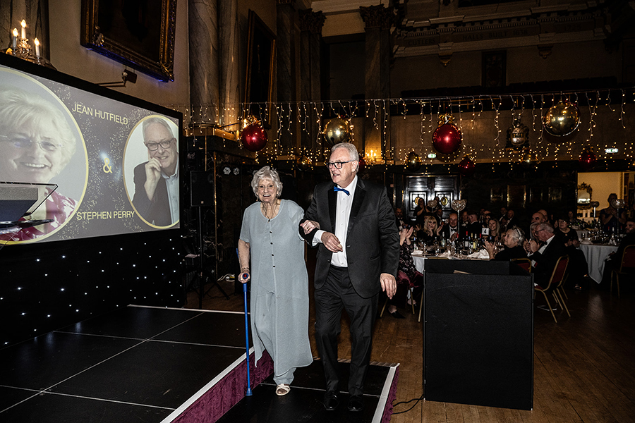 Lifetime Service Award Winners: Stephen Perry and Jean Hutfield