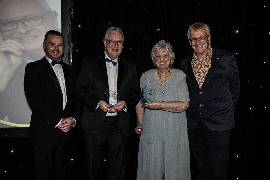 Lifetime Service Award Winners: Stephen Perry and Jean Hutfield