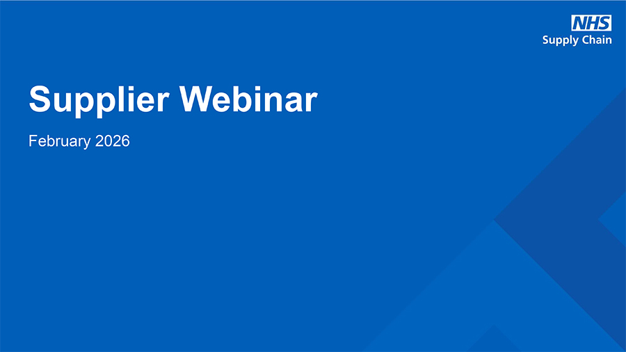 NHS Supply Chain updates suppliers on cyber standards, performance data, and value-based healthcare