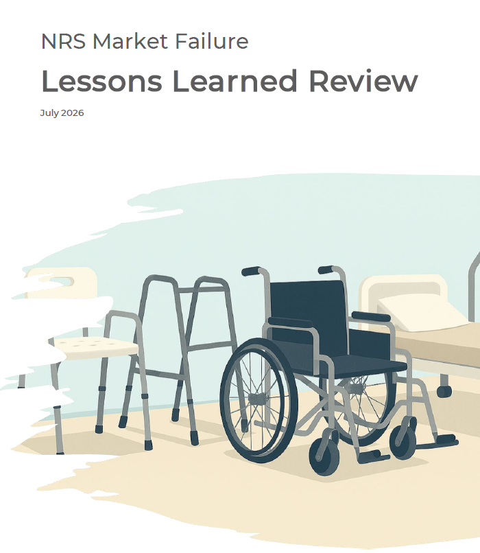 BHTA response to NRS Lessons Learned Review: building a more resilient community equipment market