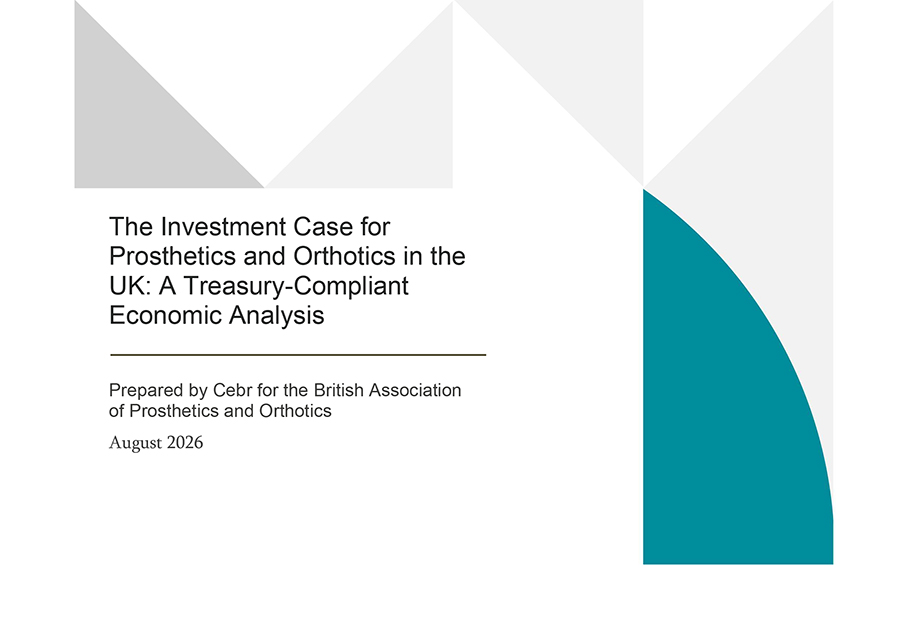New report sets out economic case for investment in UK prosthetics and orthotics