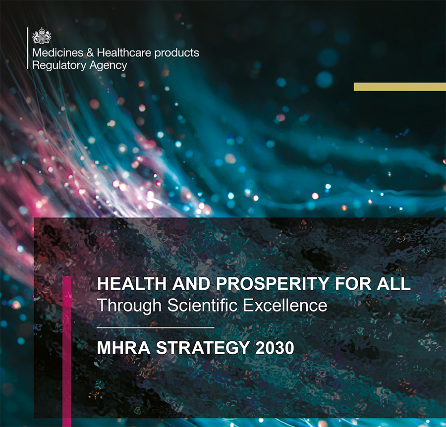 MHRA Strategy 2030 report cover image